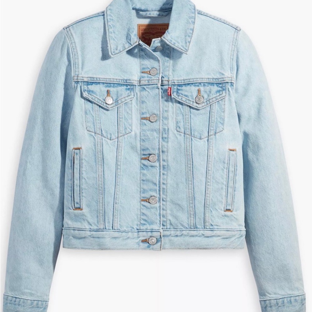 Levi’s Original Trucker Women's Light Blue Denim Jacket XL